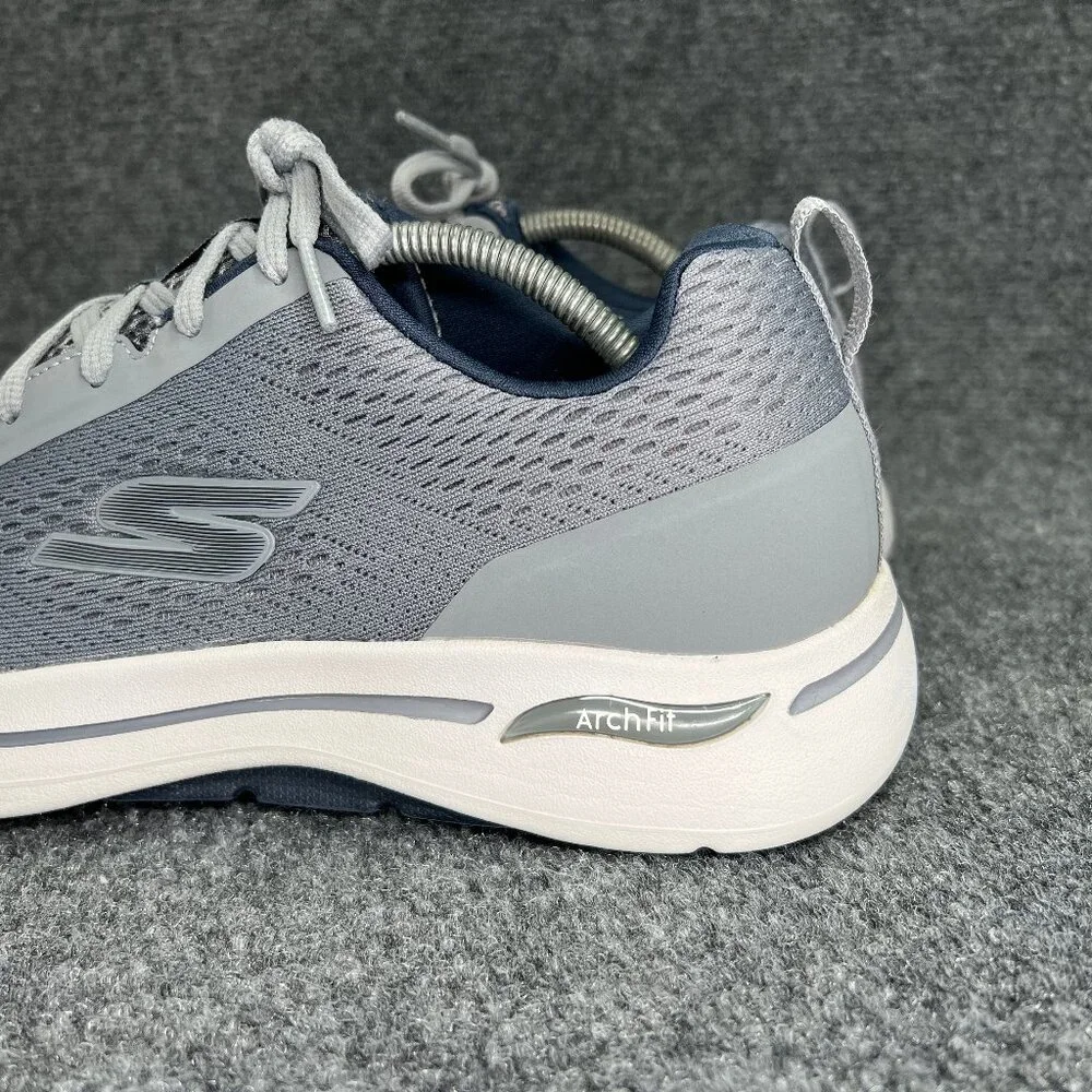 Skechers Go‎ Walk Arch Fit Athletic Shoes Men's Size 9.5EE Grey Walking Training